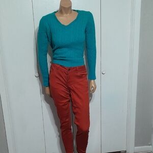 Cato Red Straight Leg Pants